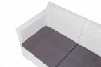 Комплект мебели NEBRASKA SOFA 3 (3х местный диван), белый
